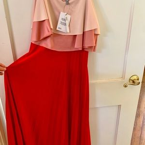 ASOS Maternity Nursing Spaghetti Strap Pink Dress